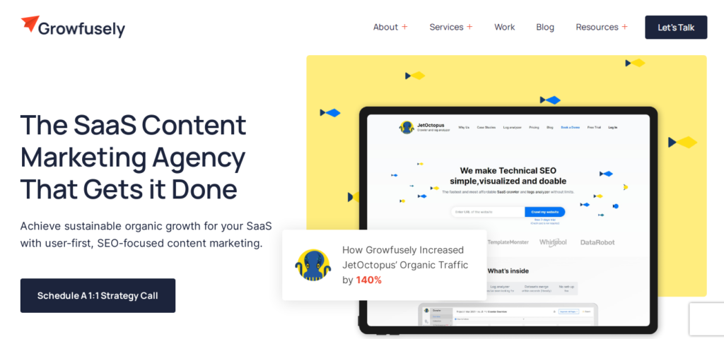 saas content marketing agencies